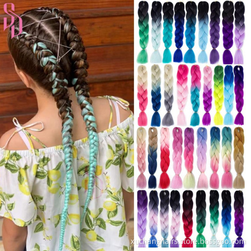 24'' 100g/pack synthetic braiding hair jumbo darling afro
